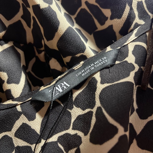 Zara Animal print mini Dress - Picture 5 of 5